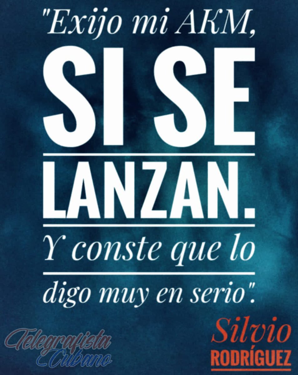 #TribunalesCubanos Amplia repercusión en redes frase de Silvio frente a amenazas de EU