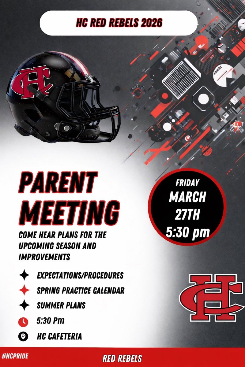 HC Red Rebels Football tweet media