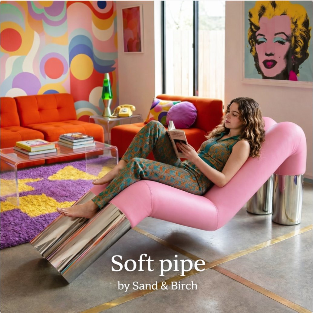 sandbirch's tweet photo. Soft Pipe by Sand &amp; Birch Design
#design #pink #conceptdesign https://t.co/exKbPe80YM
