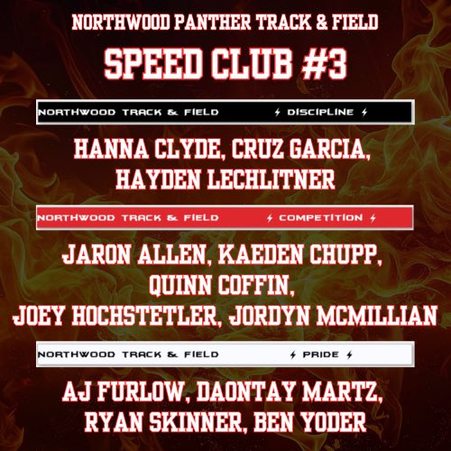 NorthWood Panther Track & Field tweet media