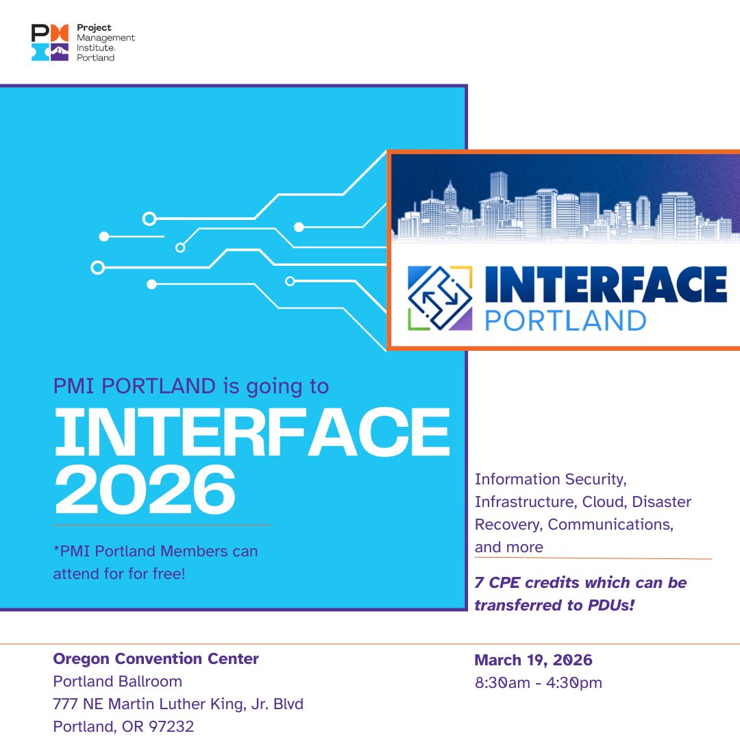 PMI Portland Chapter tweet media