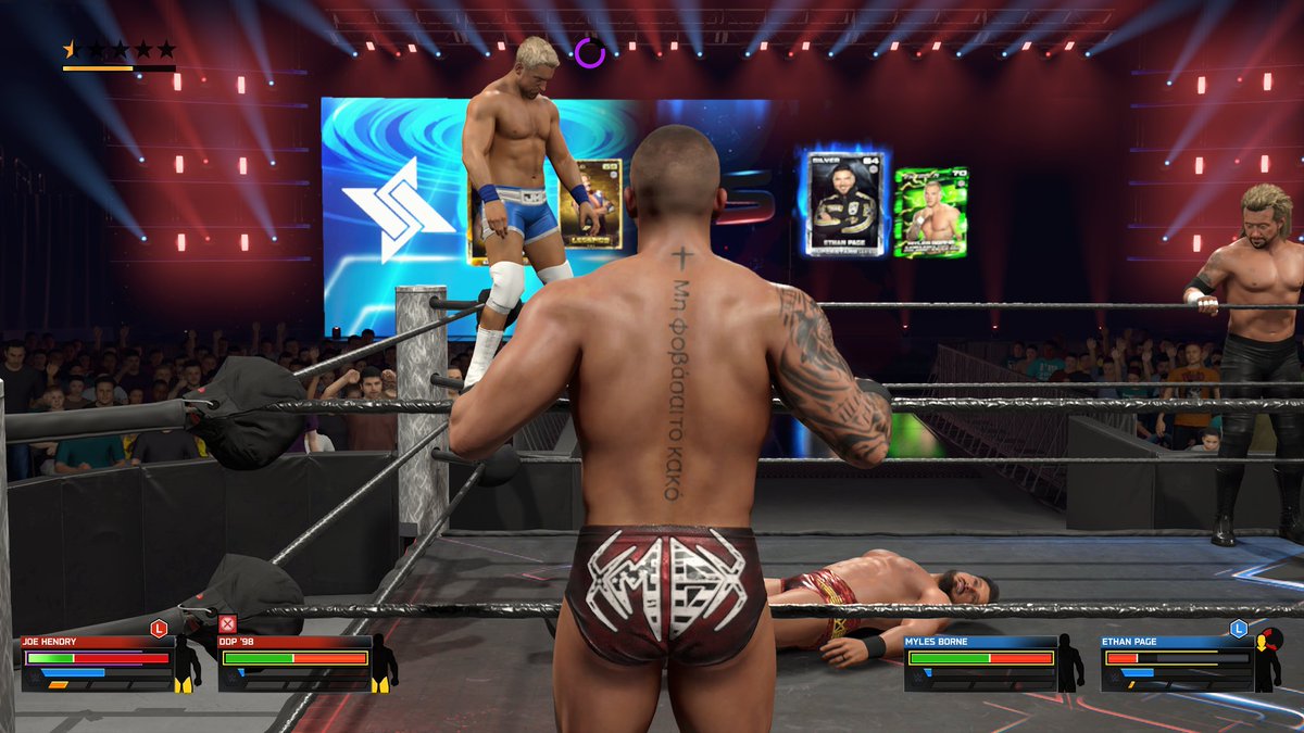 RM8199's tweet photo. @WWEgames what is with these camera angles during the matches? This is more annoying than the off and on server connection issues https://t.co/EAbJbQoxbo