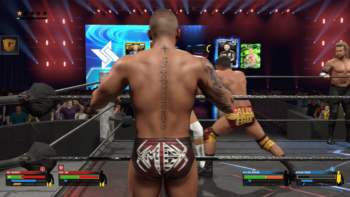 RM8199's tweet photo. @WWEgames what is with these camera angles during the matches? This is more annoying than the off and on server connection issues https://t.co/EAbJbQoxbo