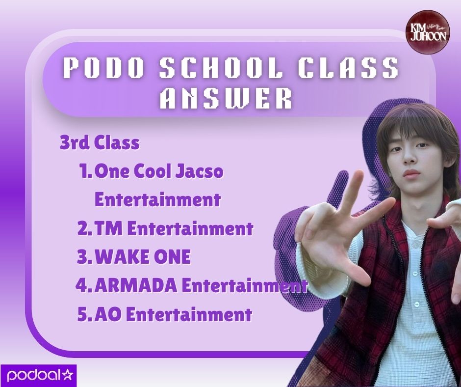 📝260319 | PODO School Class Answer

🎁 15 Jellies

Let's do this daily for Juhoon!

#VoteForJuhoon
#JUHOON #주훈 #CORTIS #코르티스