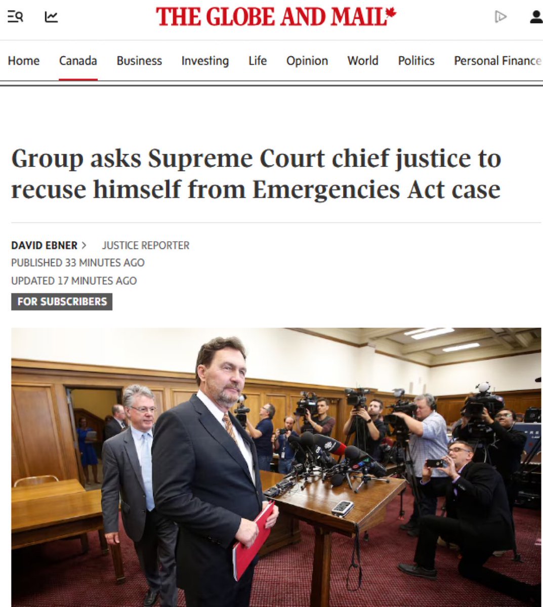 Concerned Canadian tweet media