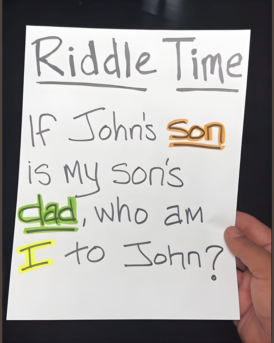 raw_is_warr's tweet photo. https://t.co/uDlXVgT3BS

Answer on my instagram account. 👆🏻 

#RiddleTime #BrainTeaser #PuzzleTime #MindChallenge #Riddles #ThinkAboutlt #CommentYourAnswer #InternetPuzzles #DailyRiddle #TestYourBrain #ViralPost #MemePage #EngagementPost #GuessTheAnswer #TrickyQuestion https://t.co/bhL35H6uyn