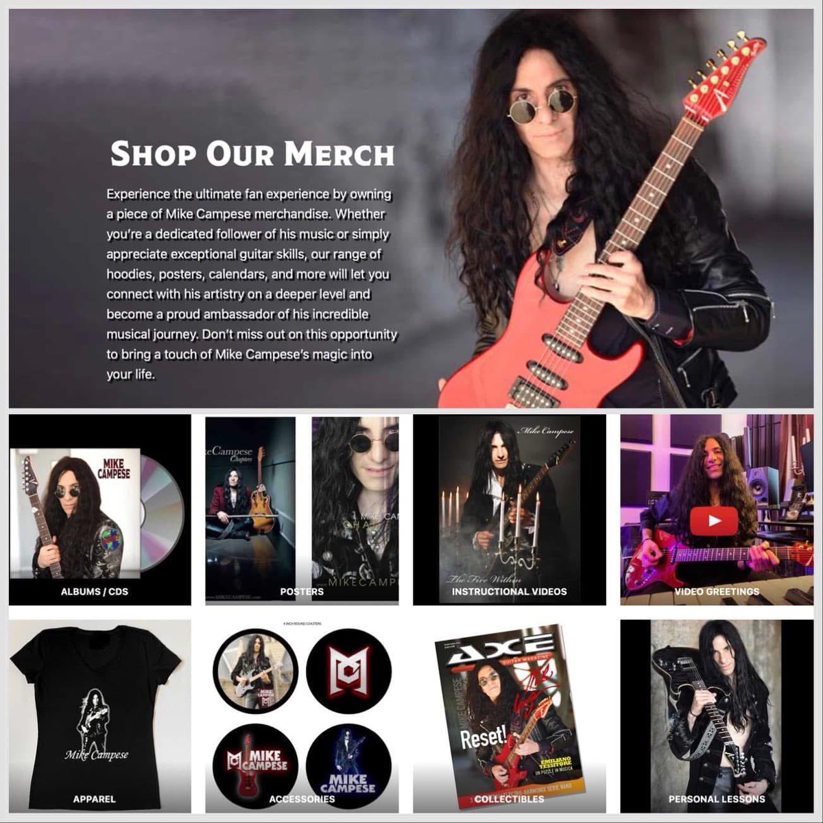 MikeCampese's tweet image. Don’t forget to check out the MC Store! 🎸🎶

CDs, lessons, apparel, accessories &amp;amp; more. 🌍 Worldwide shipping
👉 mikecampese.com

#guitar #merch #guitarlessons #cds #apparel