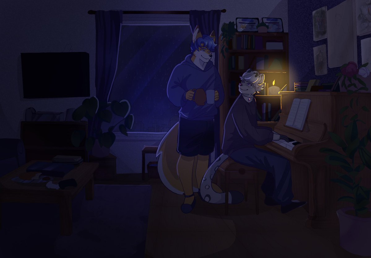 Please, just sit down and listen to me, darling, I've been doing this for you.
#furrycharacter #furryarwork #furryespañol #furry