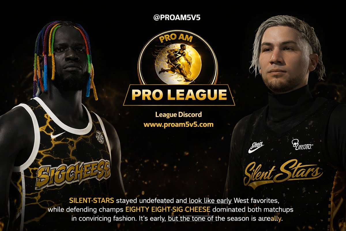 PRO AM 5V5 tweet media