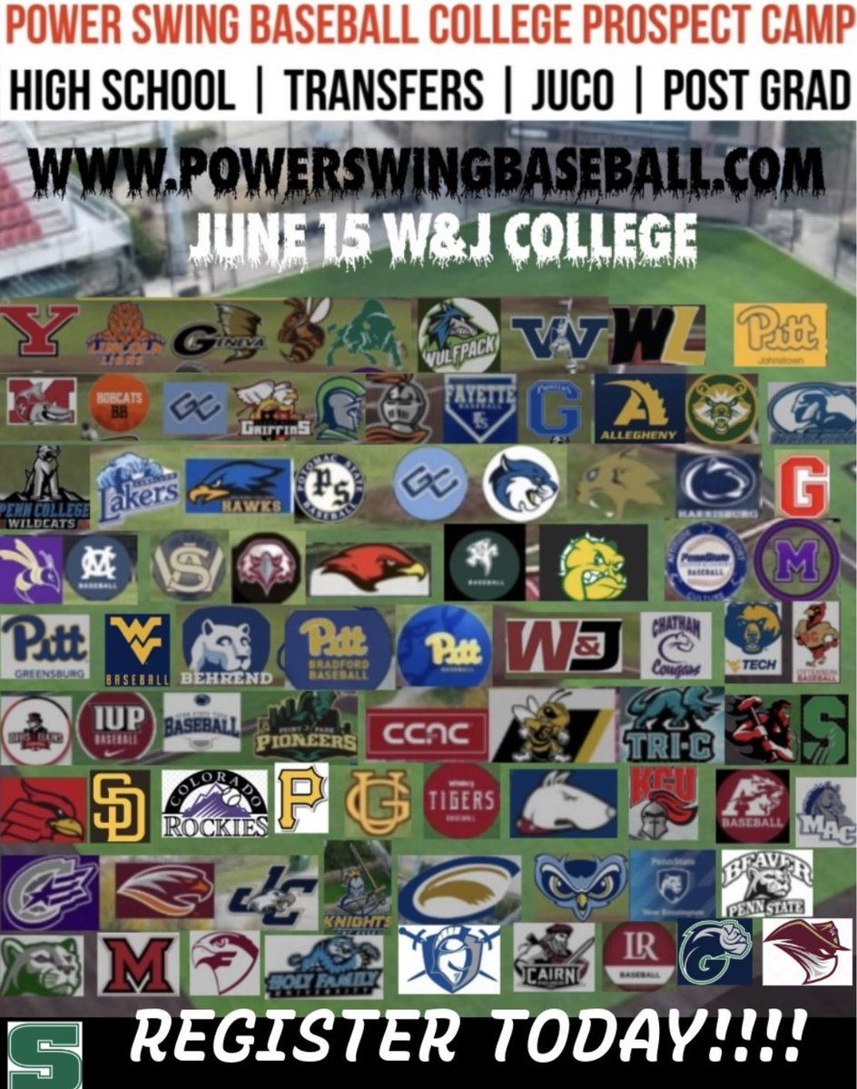 POWER SWING BASEBALL COLLEGE PROSPECT CAMP tweet media
