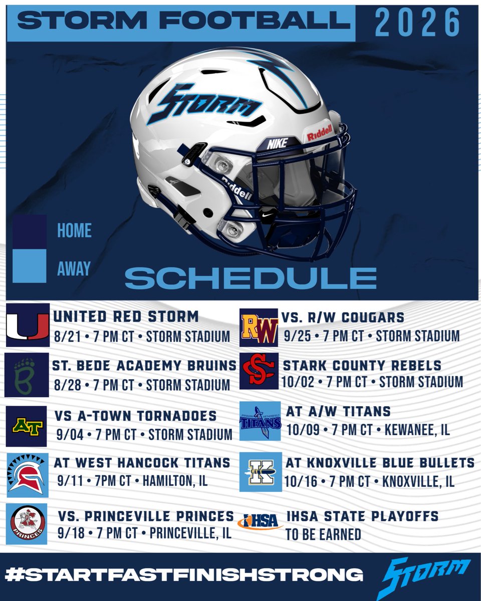 Bureau Valley Storm Football tweet media