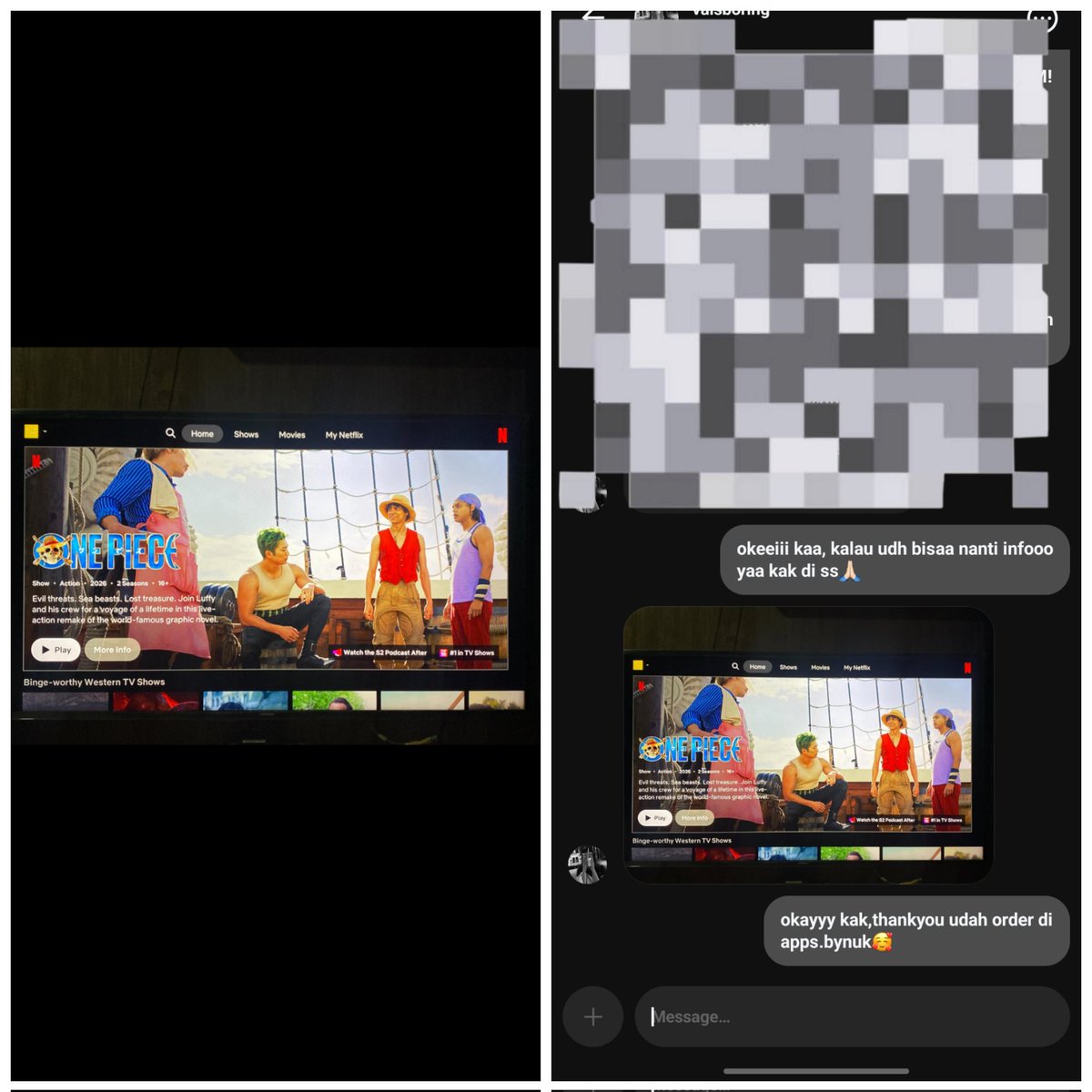 ABynuk24911's tweet photo. Testimoni order di appsbynuk
yuhuu trusted dan amanah yaa‼️😍
 #netflix #canva #capcut https://t.co/6cv3fI6bjZ