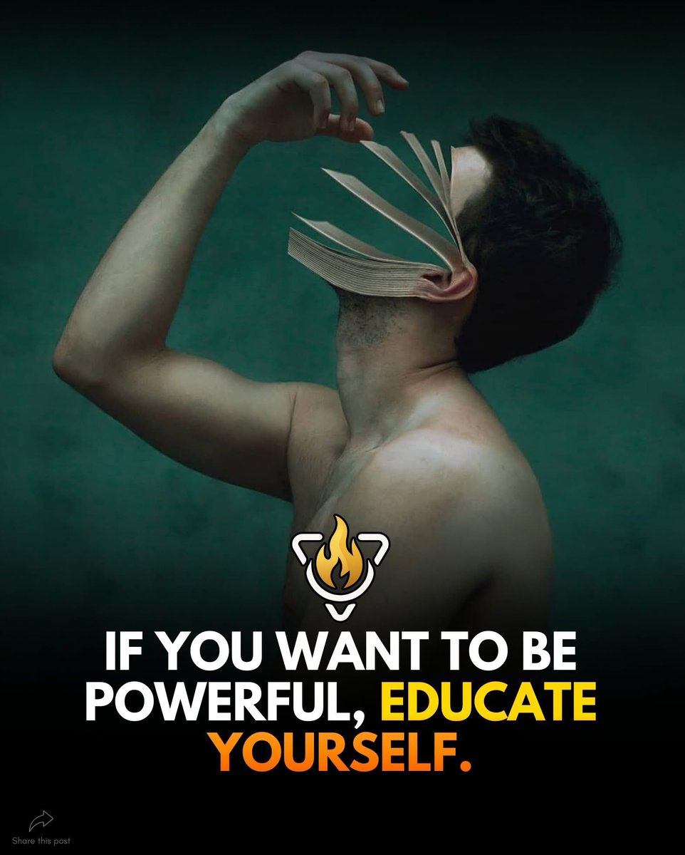 GJ54083693's tweet image. 🔥 Knowledge Creates Real Power 🔥

#TheInnerCommand #SelfEducation #PowerMoves #MindsetShift #Virals #Motivation #Entrepreneur