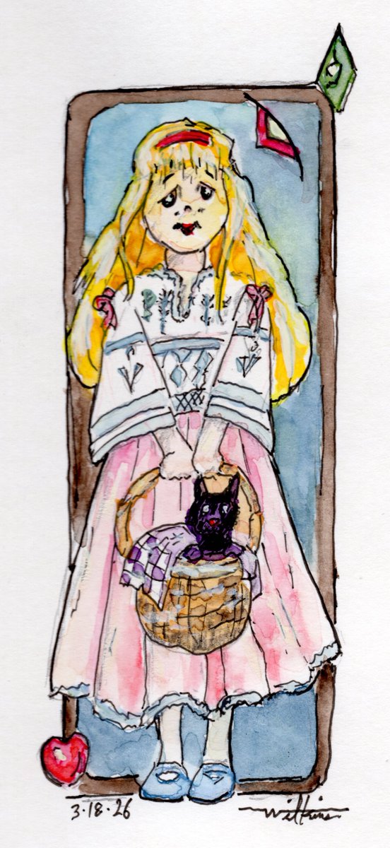 KevinWArtist's tweet photo. Just thinking of all those sad little girls in fairy tales. In the end it works out.But the middle of the story is pretty ruff. https://t.co/w4vbkMI5Lz