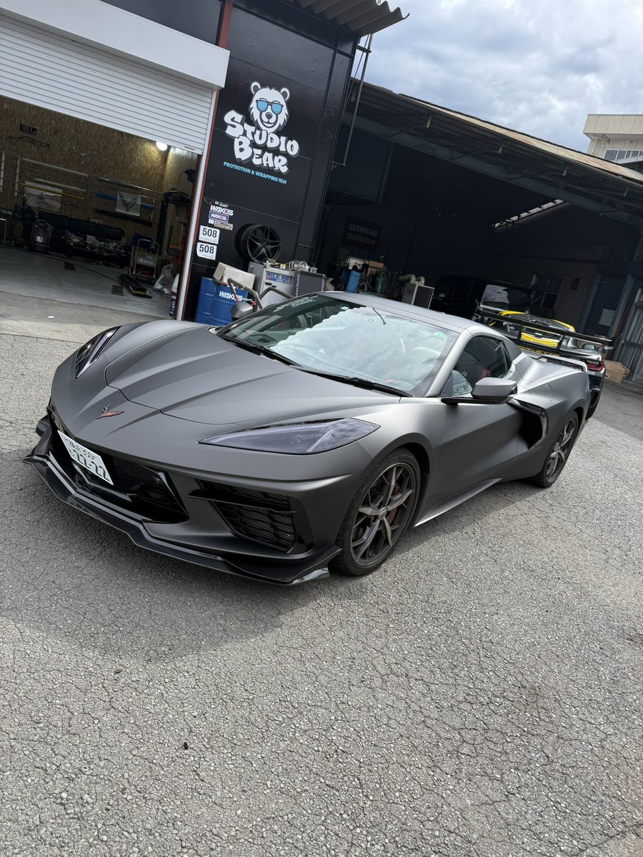 shimacho__'s tweet image. Black → Matte black Corvette C8 2023🇯🇵
よろしくお願いします🥺

#アメ車好きと繋がりたい 
#corvette 
#corvettec8
#Chevrolet