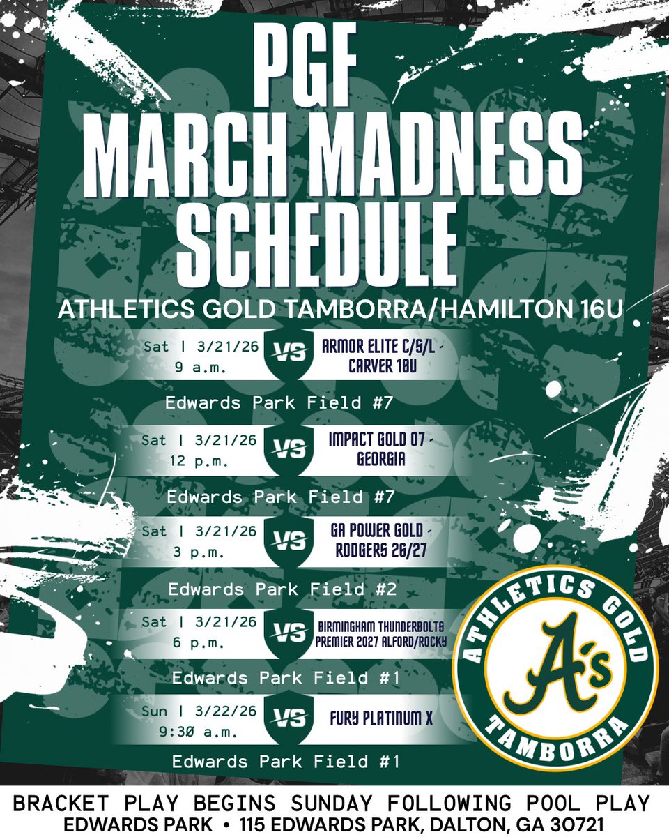 Athletics Gold Tamborra ‘09 tweet media