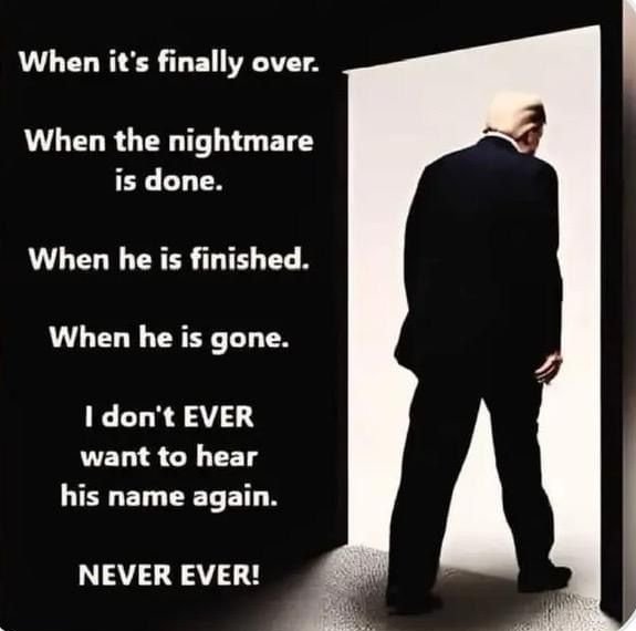 I hate him with every fiber of my being.
For all the lies he has told.
For all the relationships he has ruined.
For the cruelty he has forced on so many.
For all the pain he has caused.
The Grim Reaper can't come fast enough.
And I pray he NEVER rests in peace.