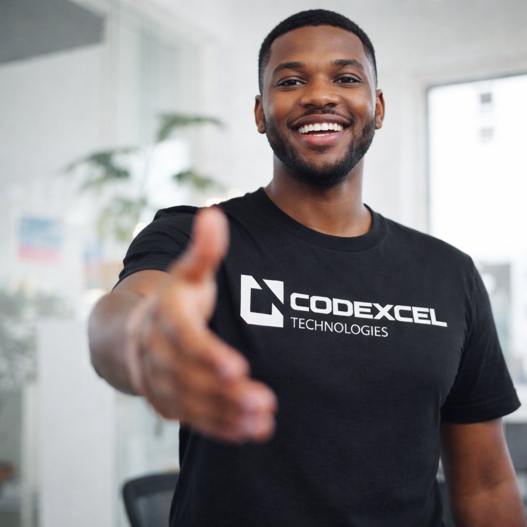 codexceltech's tweet photo. We’ve got you covered with digital marketing, sleek web development, custom app development &amp; eye‑catching graphic design at Codexcel Technologies! 
Let’s shake on a game‑changing partnership! 

#DigitalMarketing #WebDevelopment #AppDevelopment #GraphicDesign #TechSolutions https://t.co/eAK31TsSTQ