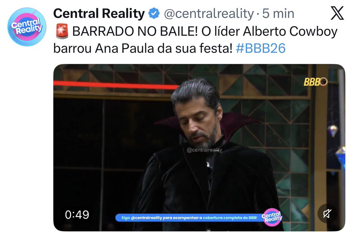Central Reality #BBB25 (@centralreality) on Twitter photo 