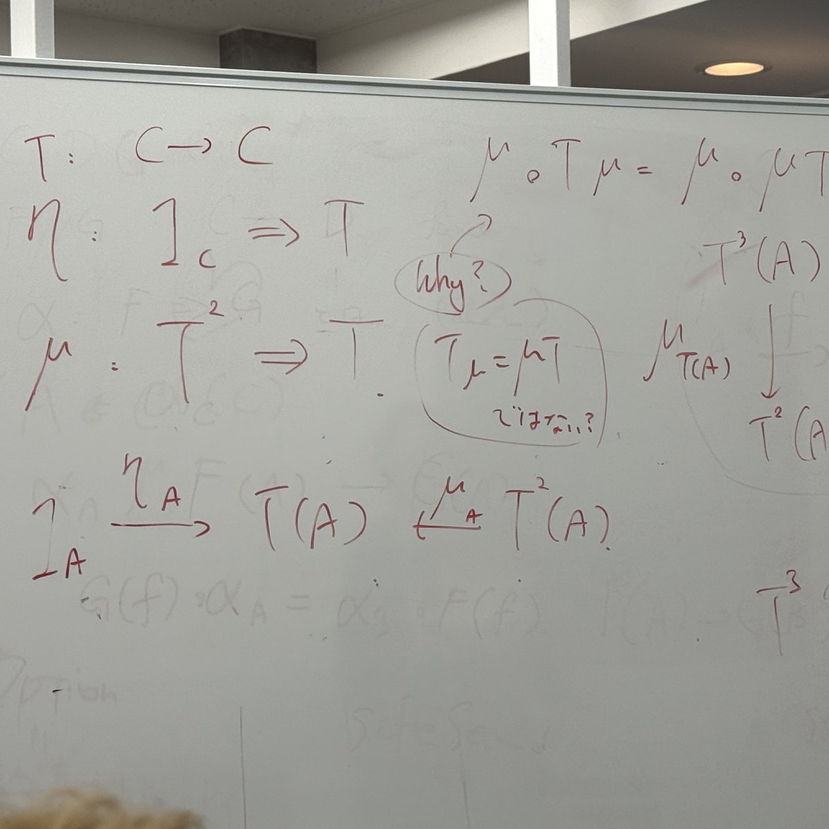 lim_longbao's tweet photo. 先日、ZEN大学の事務所で圏論ゼミのオフライン交流会を行いました！
事務所では自然変換やモナドについて学習し、二次会では自然数論の勉強もできて非常に有意義でした✨️ https://t.co/8s2aYtpmmm