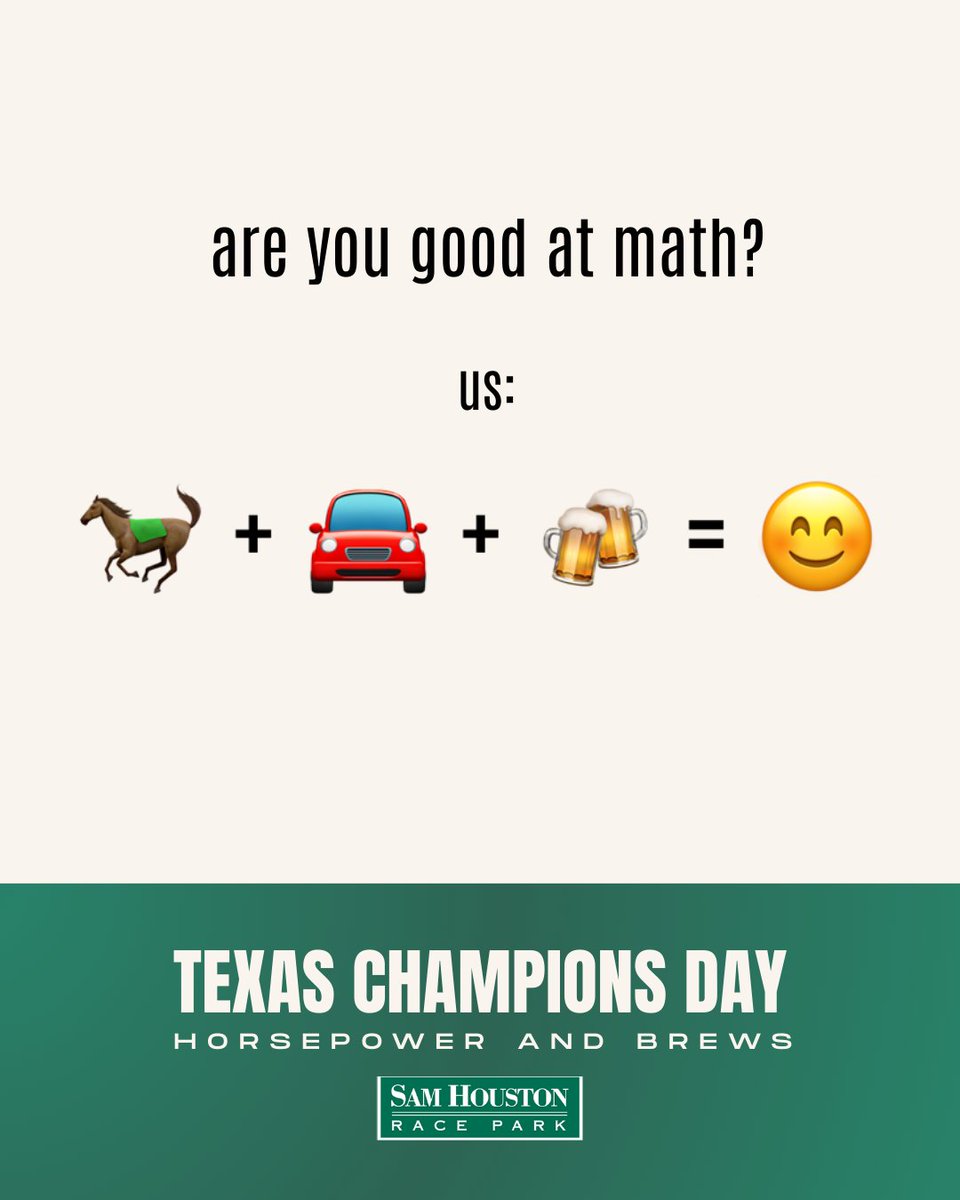 Sam Houston Race Park tweet media