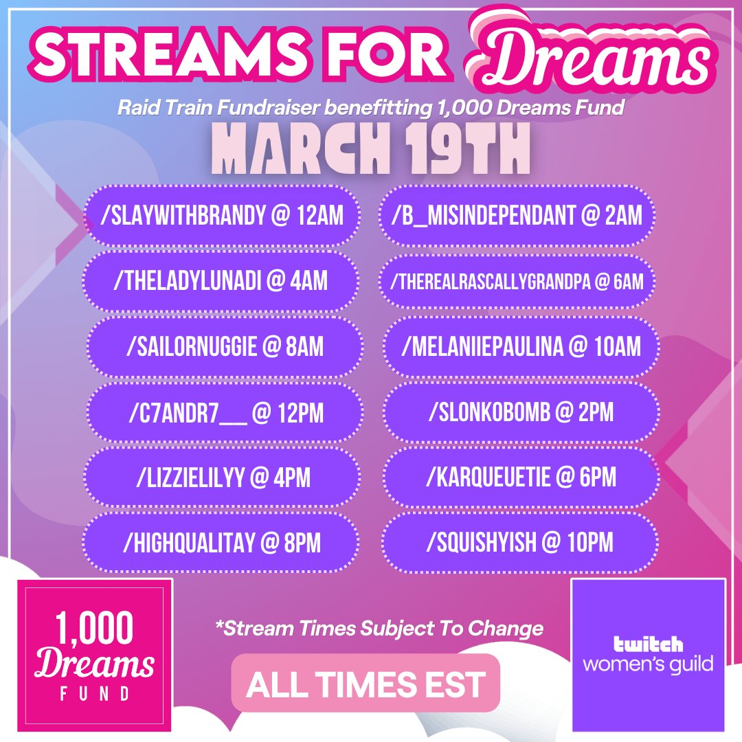 1,000 Dreams Fund tweet media