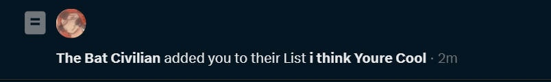 // aww thanks