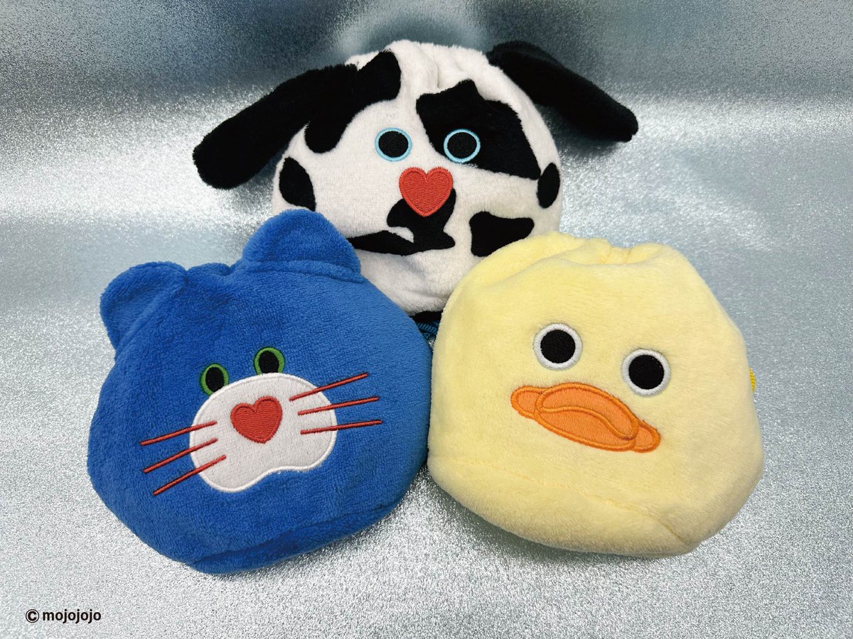 Sunsunplaza's tweet image. SUNPLAZA NEWS📢

大人気ぬいぐるみ作家✨
「#mojojojo」よりご好評につき再販決定🧸🌷

【mojojojo フェイス巾着】全3種

💛You Never know
💙Nicky
🤍Pete

サイズは約16×19cm❣️
マチ付きで収納も便利💡

お取り扱い店舗リスト📝
【sun-plaza.jp/mojojojo_s_fk.…】

3/25より随時導入予定です🌟