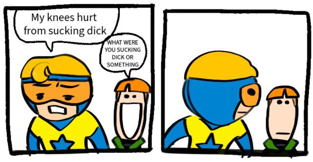 Real, genuine Booster and Guy interaction