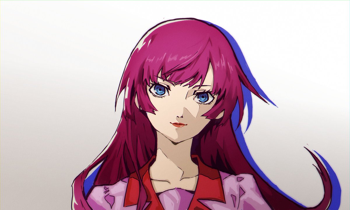 Trying to make P3 artstyle #戦場ヶ原ひたぎ #物語シリーズ