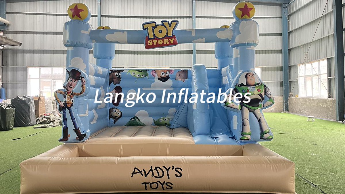 HNLangko's tweet image. Toy Story Themed Inflatable Bounce House with Slide &amp;amp; Ball Pit
More details: langko-inflatable.com #inflatablejumper #inflatable #inflatablebouncer #inflatableparty #bouncehouse #partyplanner #partyevents