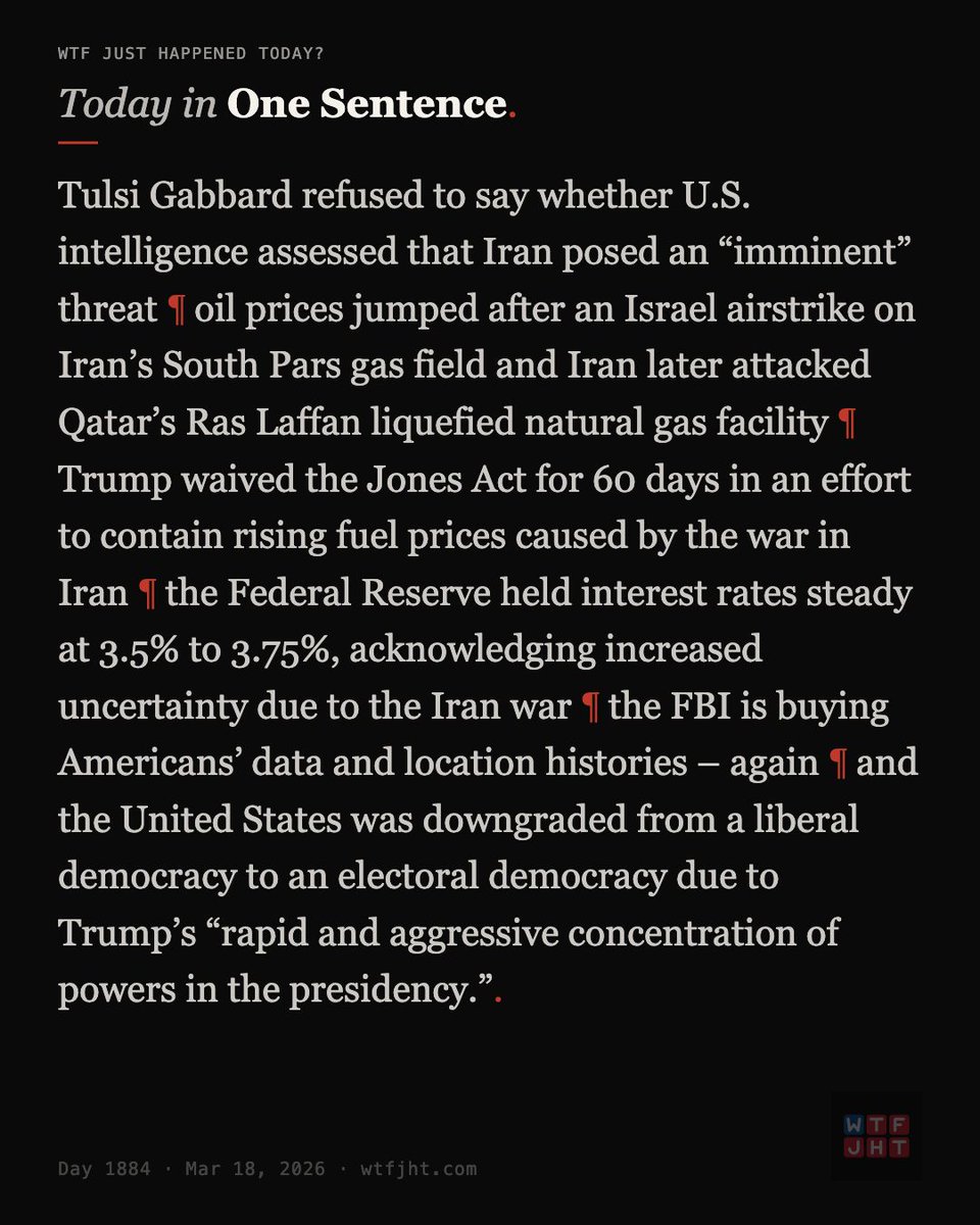 WTF Just Happened Today? tweet media