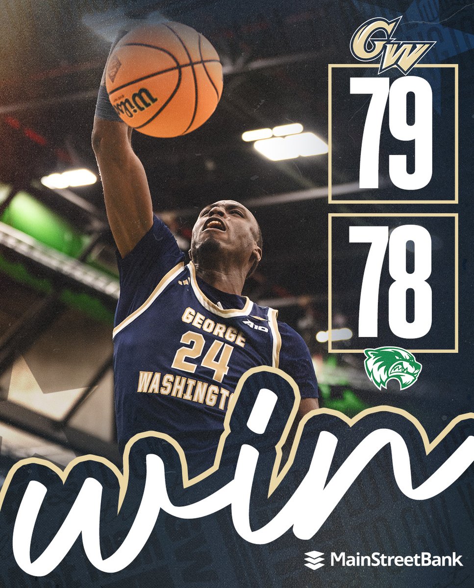 GW Men's Basketball tweet media