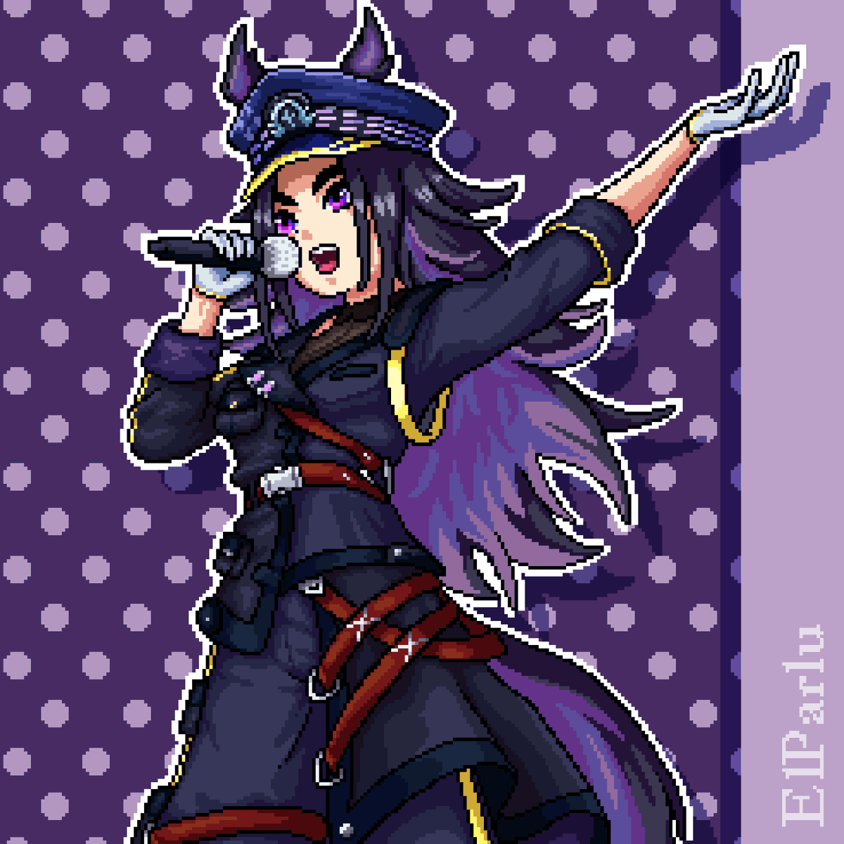 ElParlu's tweet photo. Fenomeno - Umamusume 

Commission (1/5) for IgelStrange on IG

I wish I could add music to my posts here 'cause I really like Fenomeno's singing (Her Seiyuu's singing I guess)

#umamusume #umamusumefenomeno #umamusumefanart #fanart #VGencode #pixelart #umamusumefenomenofanart https://t.co/YZkJypvuME