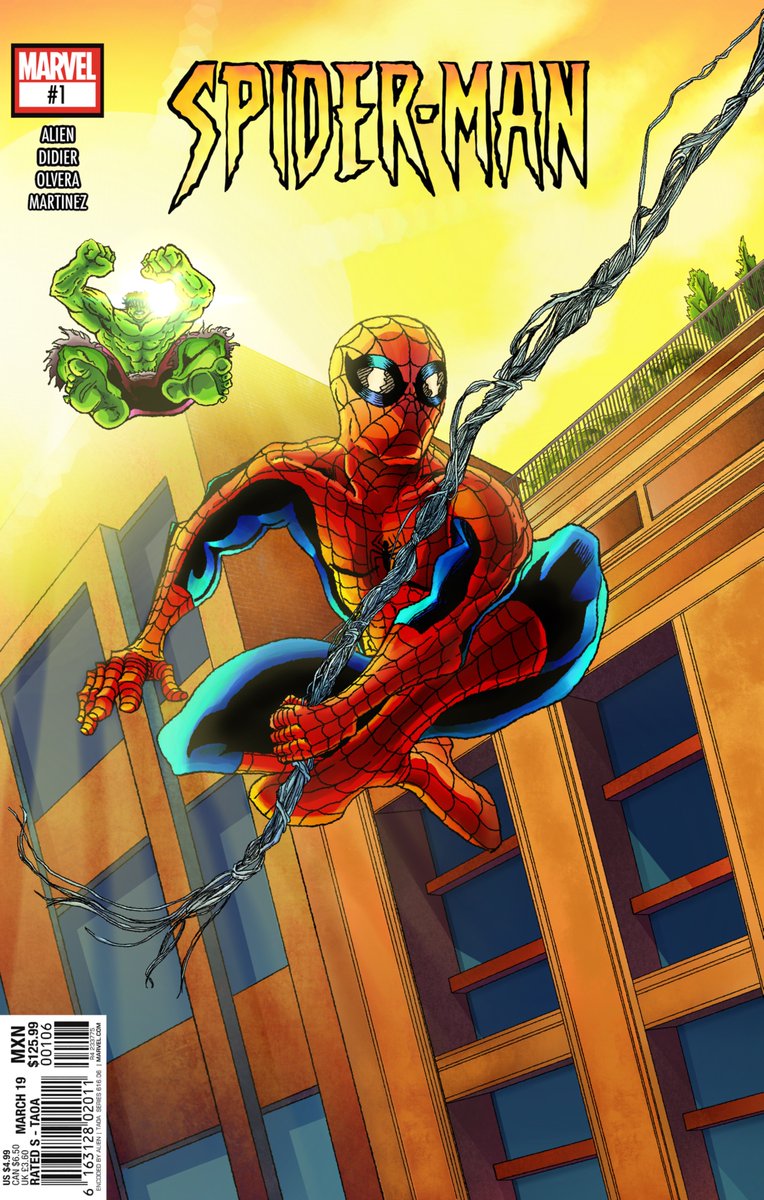 theartofalien's tweet photo. Busy working and writing the final touches for my own comic, but I managed to make some space for this Brand New Day cover. More updates on my project dropping soon!
#SpiderManBrandNewDay #Drawing #Comicbooks #Hulk #BruceBanner #Procreate #Aliens https://t.co/tU7xs4no1c