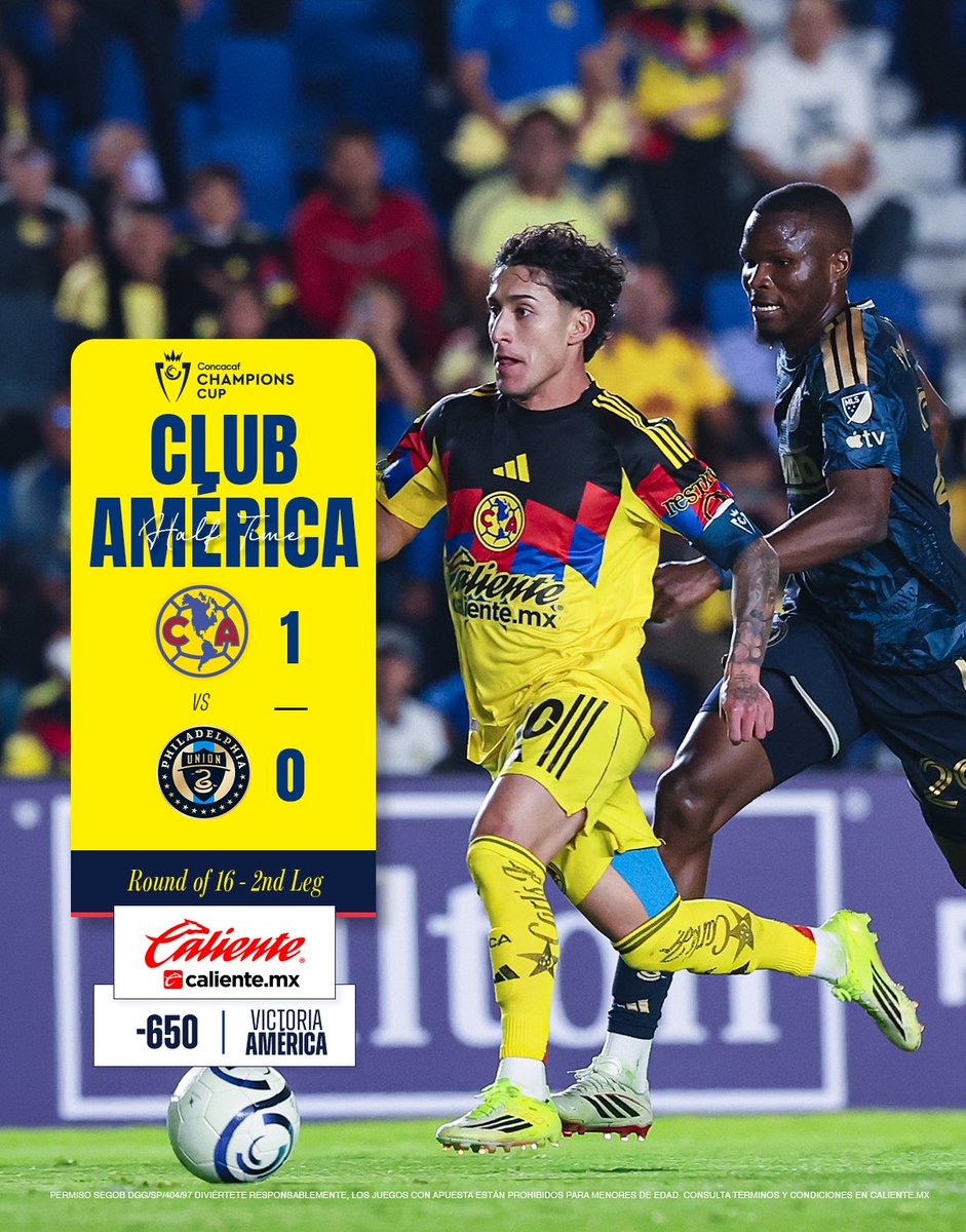 ClubAmerica_EN's tweet photo. Half time. 🦅 https://t.co/hxveYKc9Sq