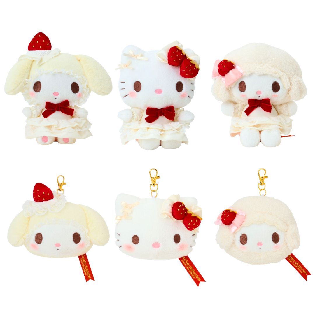 mecchaJP's tweet image. Sanrio Sweet Cakes Collection 2026 - Plush &amp;amp; Pass Case Face-shaped - Hello Kitty, My Melody &amp;amp; My Sweet Piano 🍓🍰 Available Now at the link below!
🛑 buff.ly/sRmgvVw
#Sanrio #HelloKitty #MyMelody