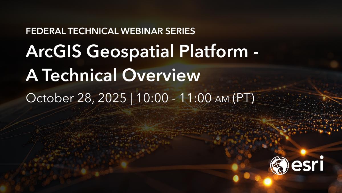 Esri Developer Events tweet media