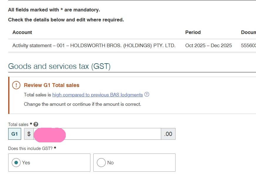 ATO on the ball. They seem surprised that our retail sales were higher than normal in the December quarter.
Could just be possible they know less and are more even out of touch than our politicians?