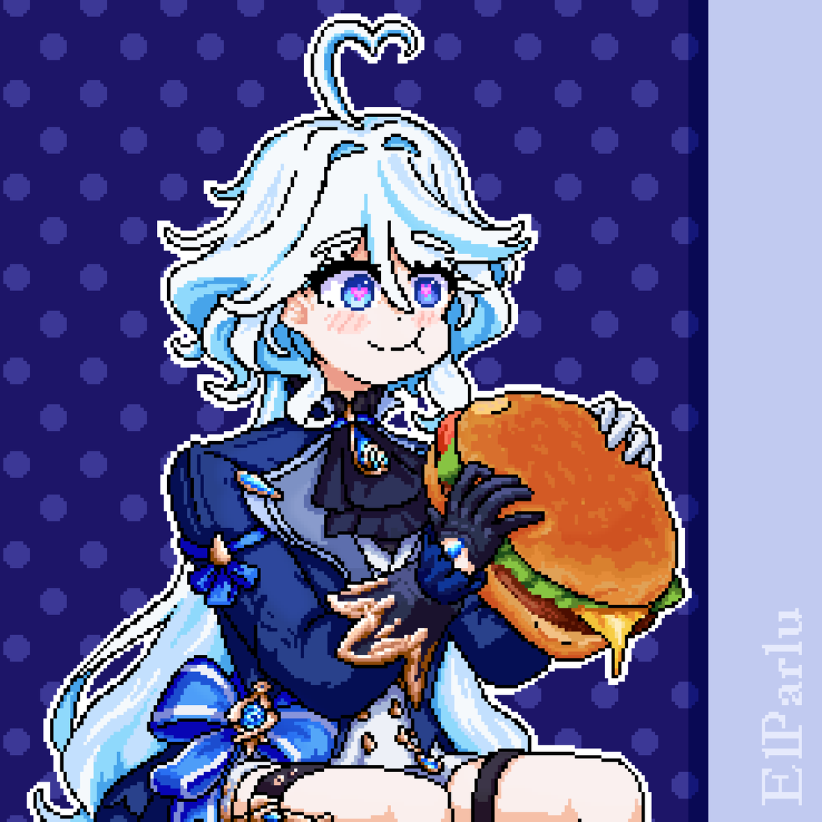 ElParlu's tweet photo. Furina - Genshin Impact 

Commission (3/5) for IgelStrange on IG 

#furina #genshinimpact #genshinfanart #genshinimpactfanart #furinafanart #pixelart #fanart #VGencode #fontaine https://t.co/L3m9QWNXpO