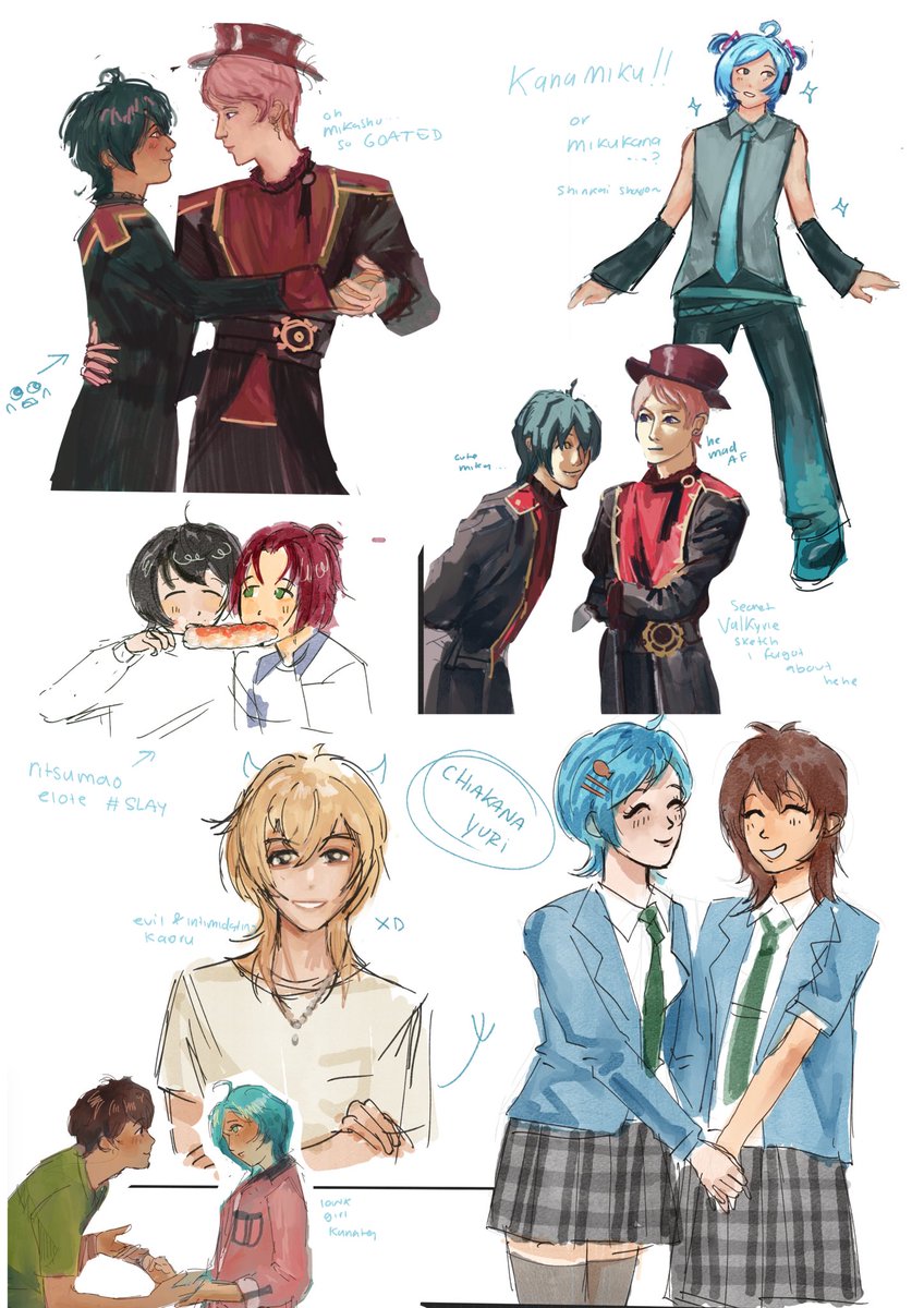 dionyusus_'s tweet photo. enstars sketch dump  heyyyyyyy #enstars https://t.co/LCmPnUDpXn