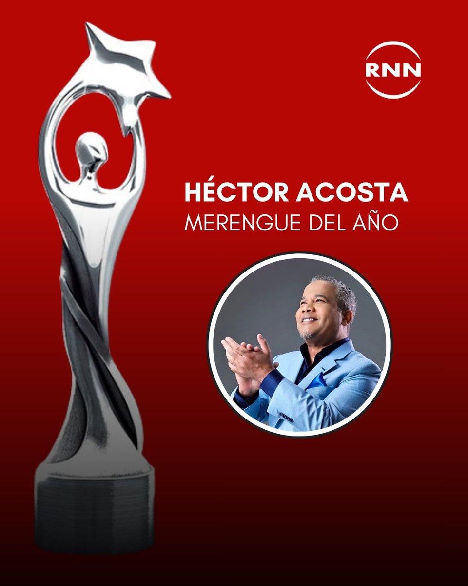 NoticiasRNN's tweet photo. Héctor Acosta “El Torito” se alzó con el Soberano a Merengue del Año gracias a su éxito Todo se puede.

#NoticiasRNN #Soberano2026 #PremiosSoberano #Acroarte #Soberano41 https://t.co/UFr7YVtcOY