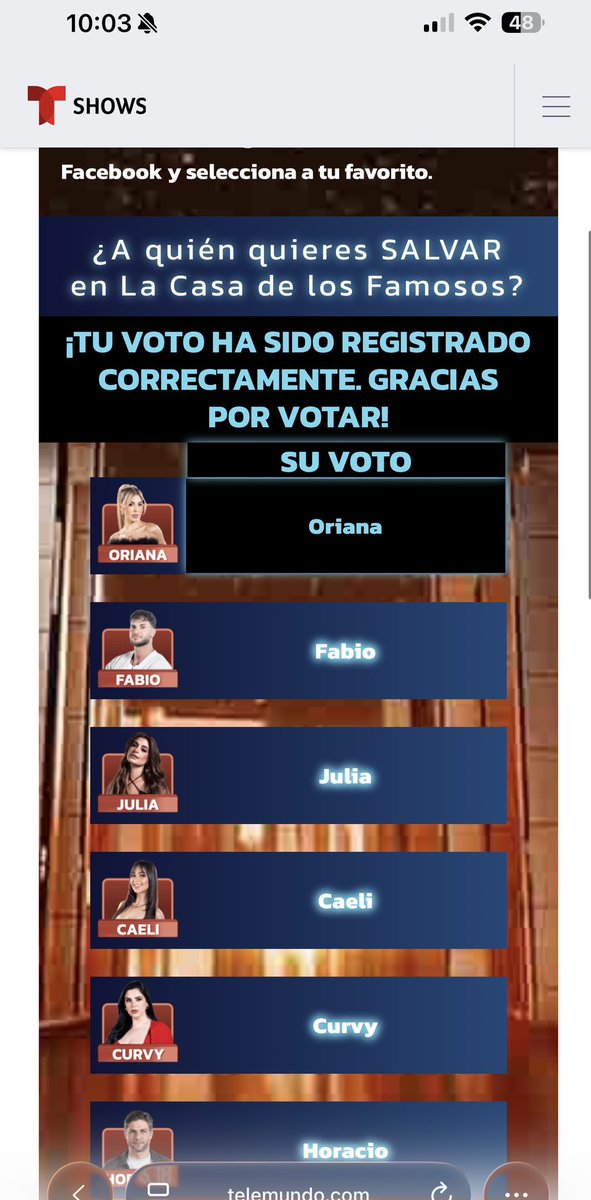 Desde ya!!! Mi reina 👑 
#LCDLF6