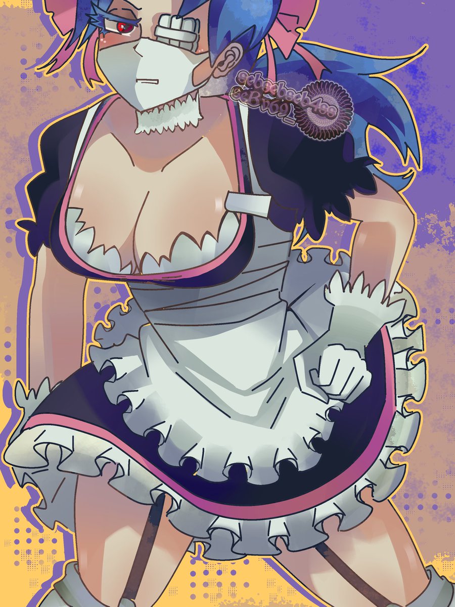 Sebsebseb4ss's tweet image. Q les pareció la valentine maid? :3

#skullgirls #skullgirlsfanart #valentine #valentineskullgirls #art #artsfw #maid