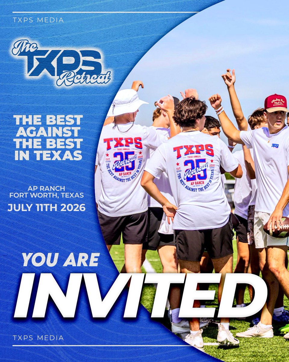 Thank you <a href="/TXPSMedia/">Texas Private School Media</a> for inviting me to the TXPS Retreat.

Can’t wait to compete against the best in the state!