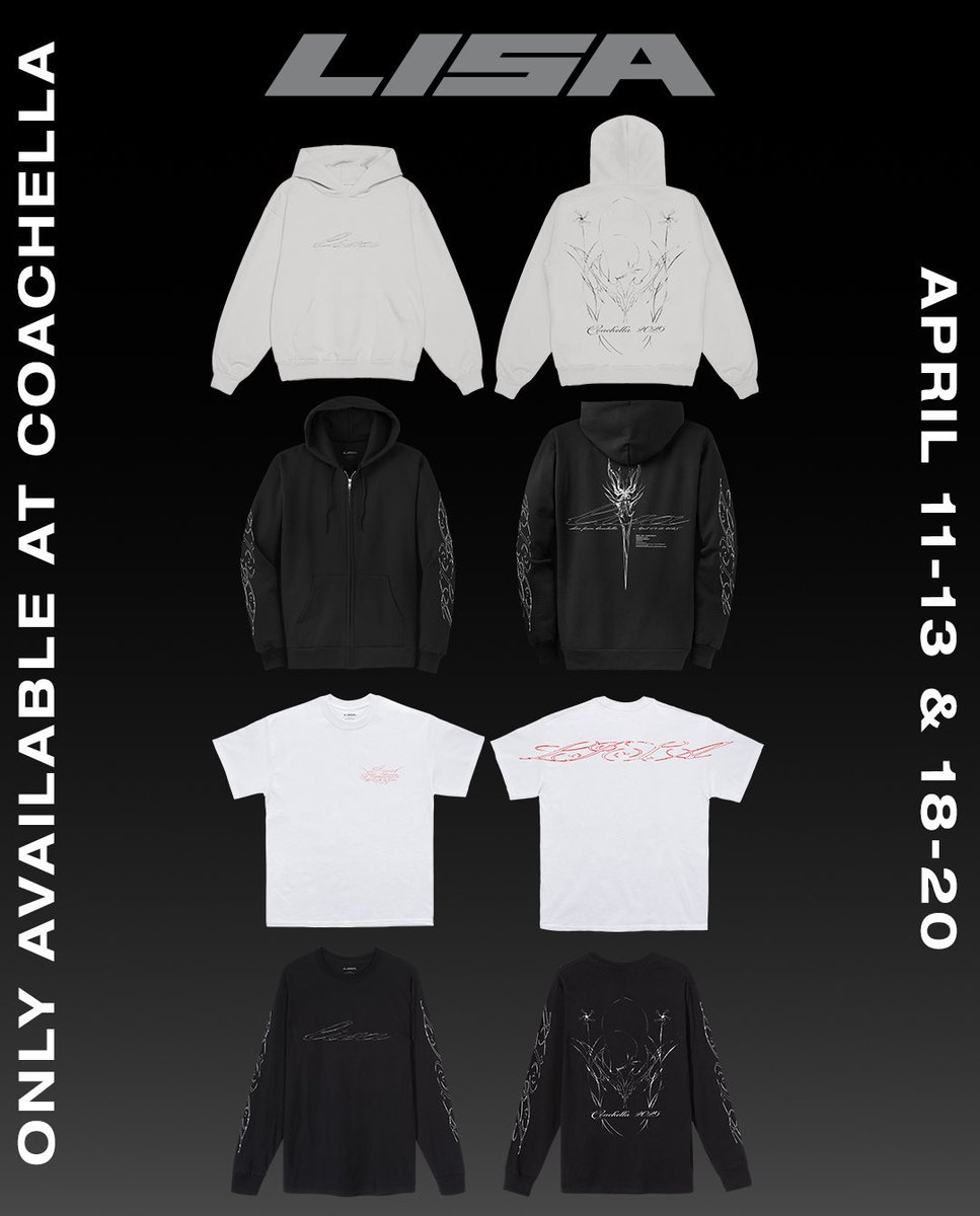 え〜っ😳!!! Coachella限定の個人グッズもあるなんて知らなかった