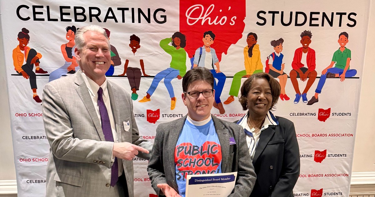 OHschoolboards's tweet image. At tonight’s OSBA Central Region Spring Conference at Villa Milano, members heard from @OlentangySD student Nikhil Bhimireddy, who uses digital illustrations to make neuroscience more accessible. Second of three region conferences this week!

#PublicEducation #StudentLeadership