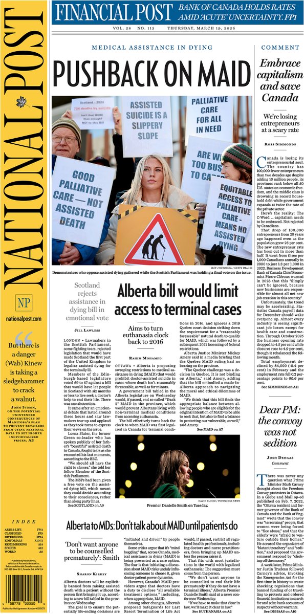 National Post tweet media