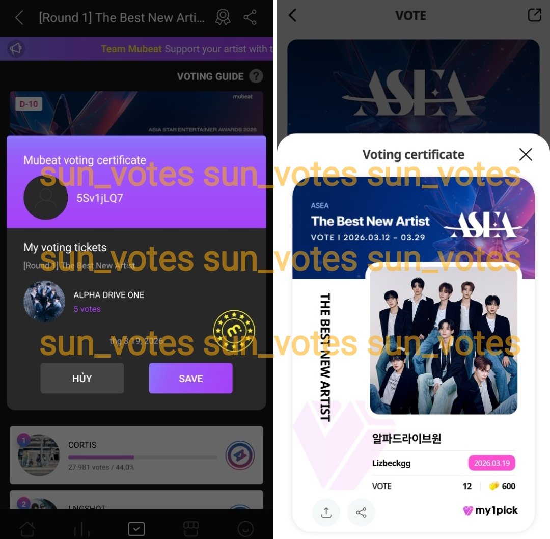 SUN SELLING KPOP VOTES tweet media