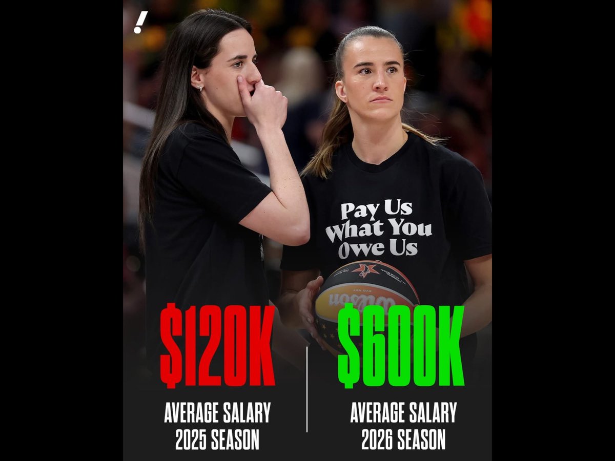 RGregFreeland's tweet photo. They better thank Caitlin Clark, facts 💯 https://t.co/HjNu1xQBs2